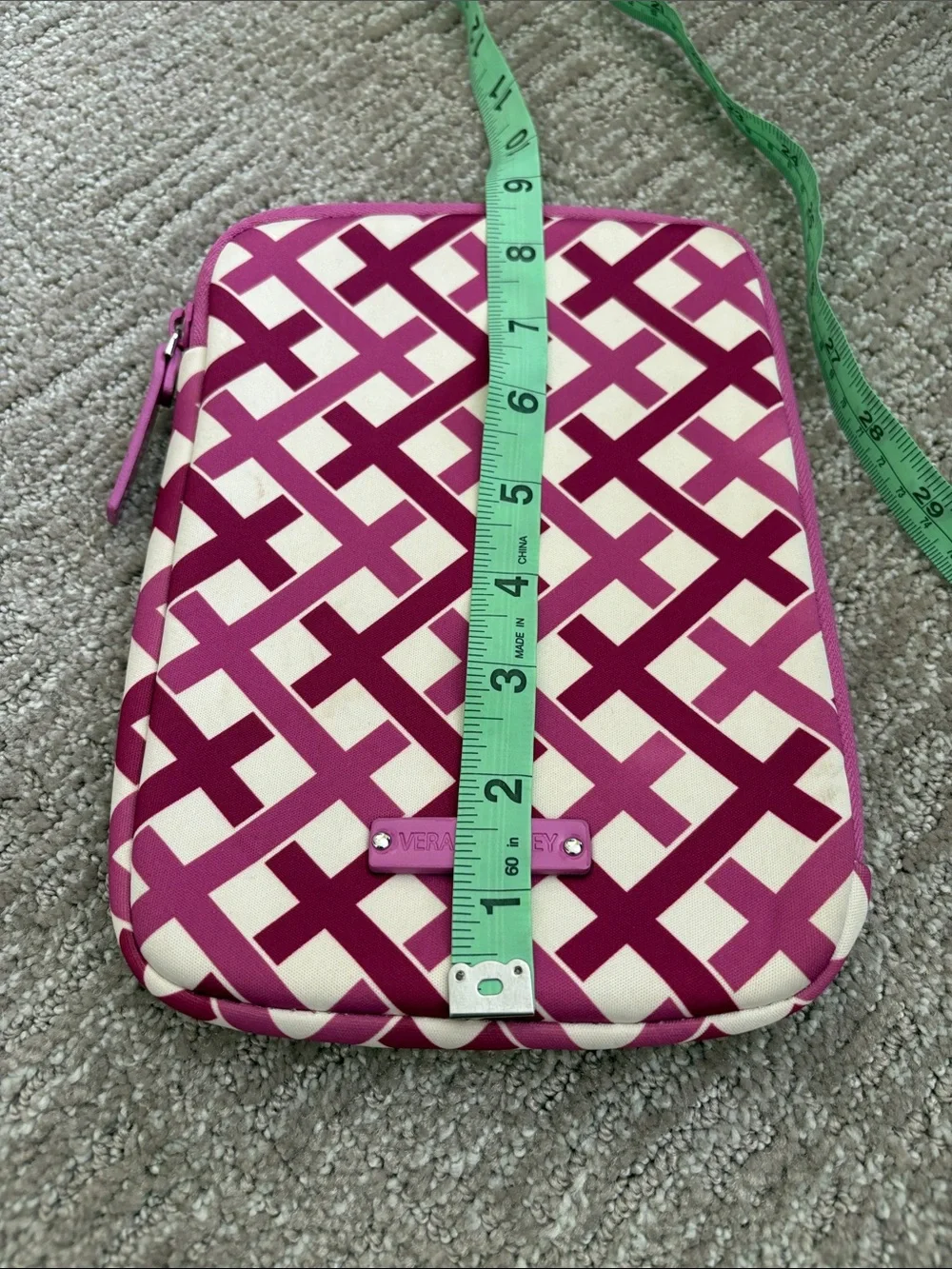 Vera Bradley Fuchsia & Magenta Lattice Tablet Sleeve